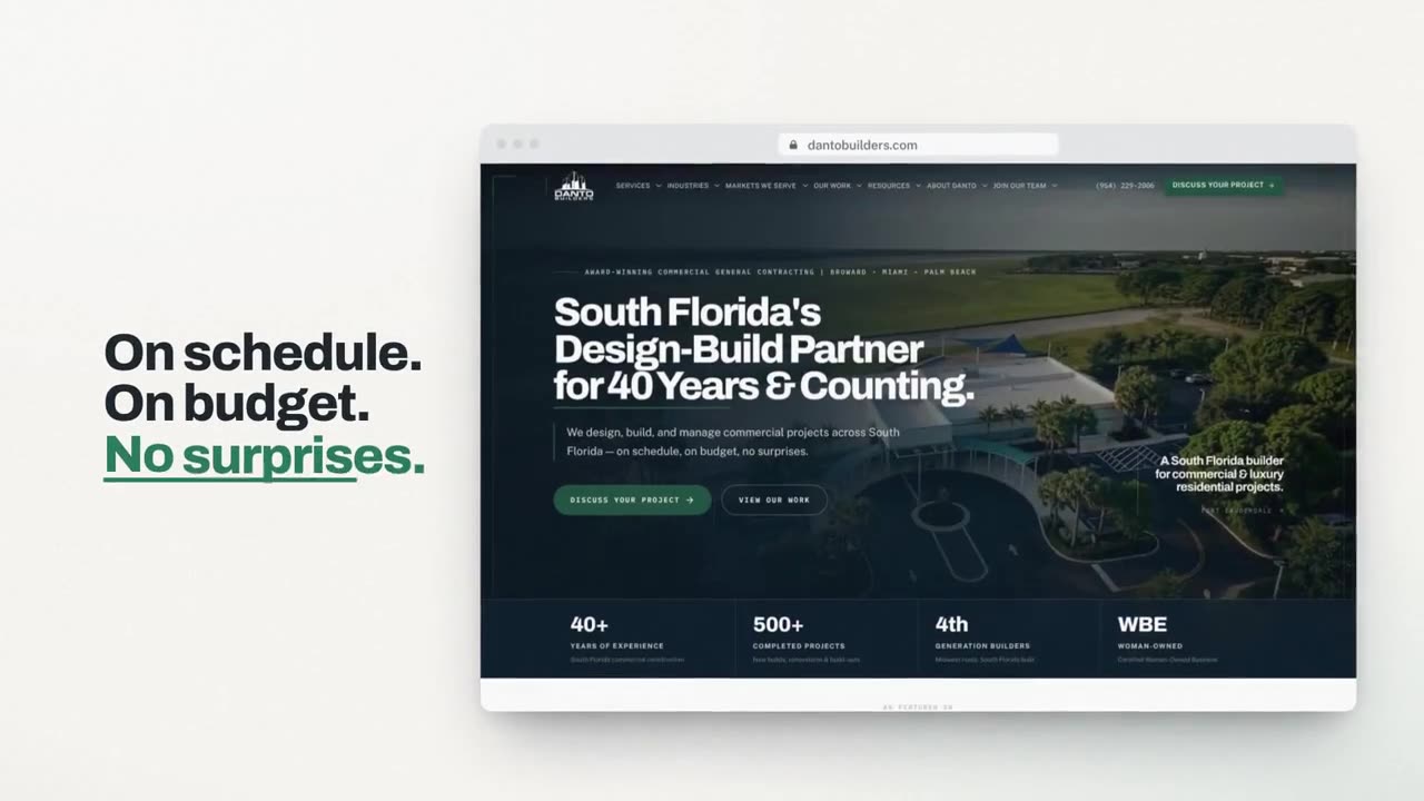 Hype Reel Studio: a brand film rendered from a live website