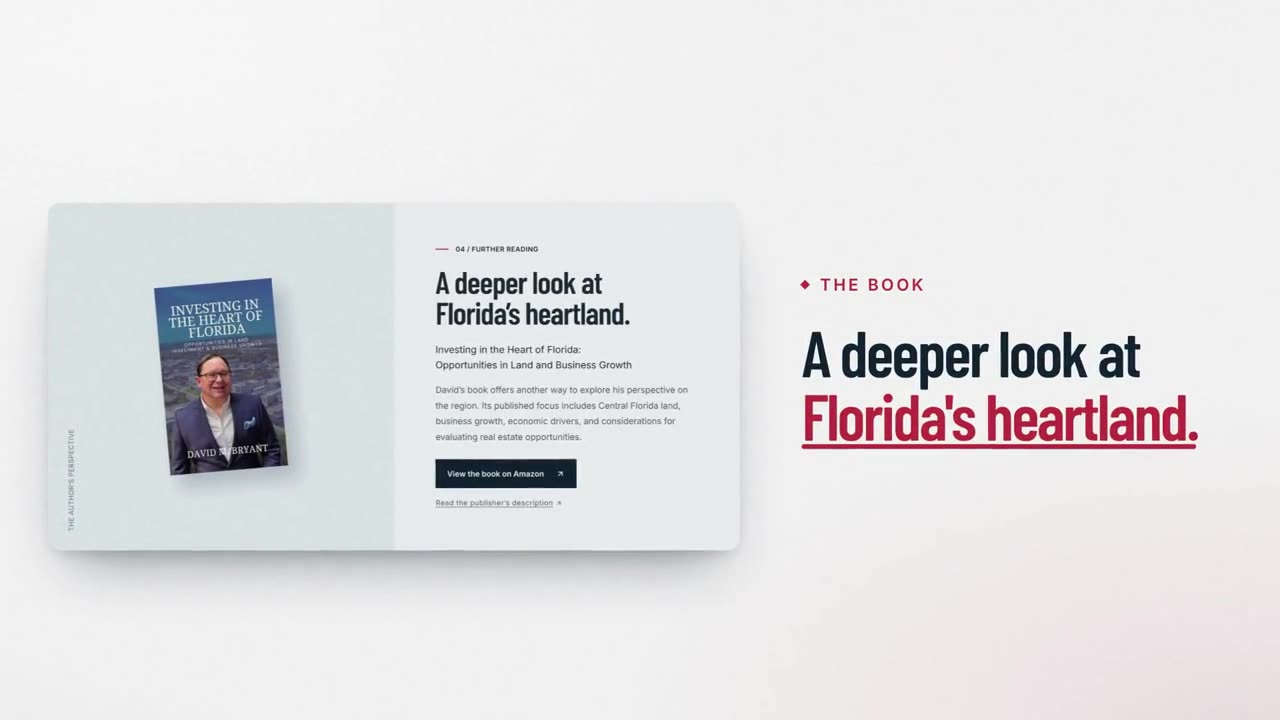 Investing in the Heart of Florida, the book by David Bryant